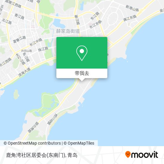 鹿角湾社区居委会(东南门)地图