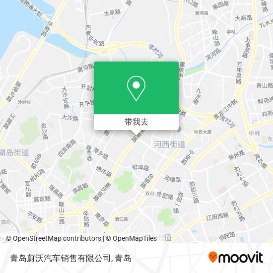 青岛蔚沃汽车销售有限公司地图