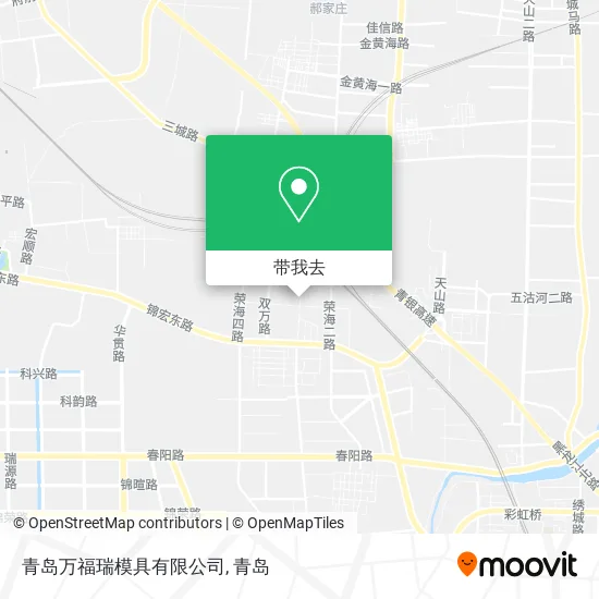 青岛万福瑞模具有限公司地图