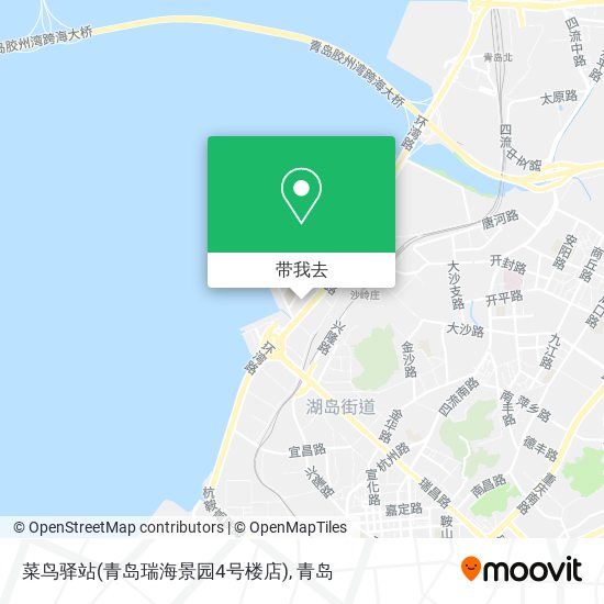 菜鸟驿站(青岛瑞海景园4号楼店)地图