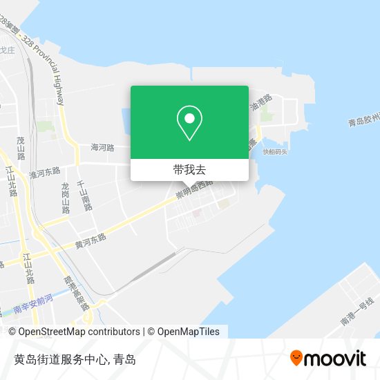 黄岛街道服务中心地图