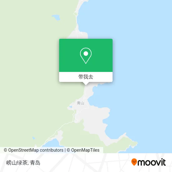崂山绿茶地图