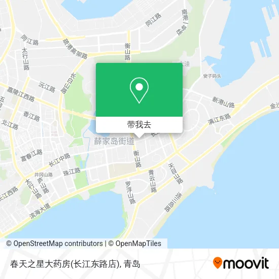 春天之星大药房(长江东路店)地图