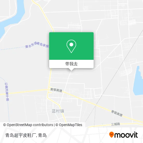 青岛超宇皮鞋厂地图