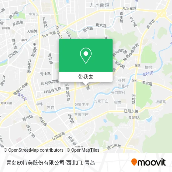 青岛欧特美股份有限公司-西北门地图