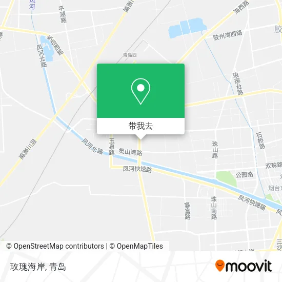 玫瑰海岸地图