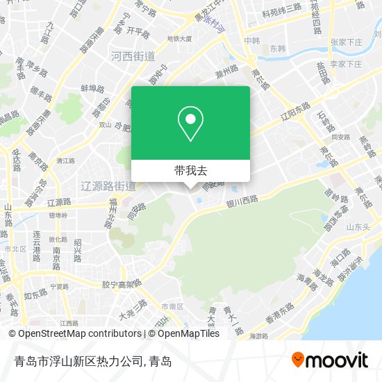 青岛市浮山新区热力公司地图