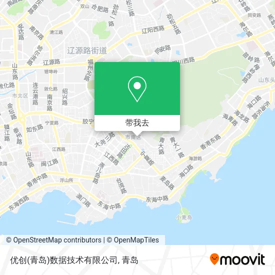 优创(青岛)数据技术有限公司地图