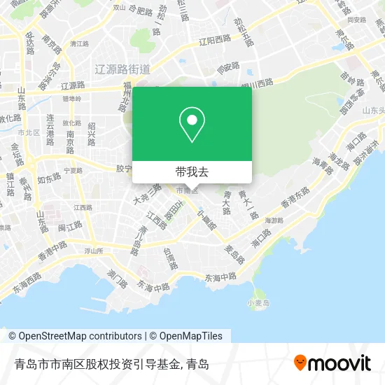 青岛市市南区股权投资引导基金地图