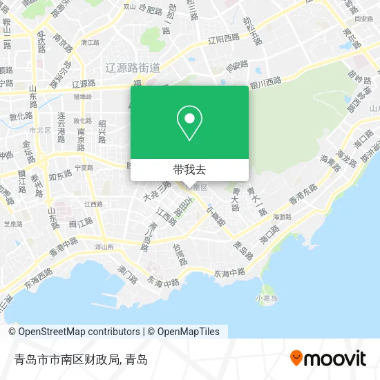 青岛市市南区财政局地图