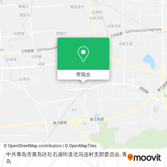 中共青岛市黄岛区红石崖街道北马连村支部委员会地图