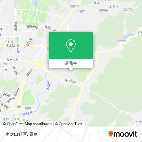 南龙口社区地图