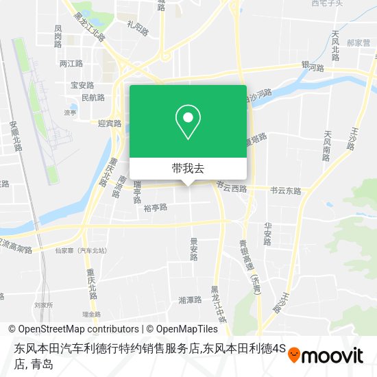 东风本田汽车利德行特约销售服务店,东风本田利德4S店地图