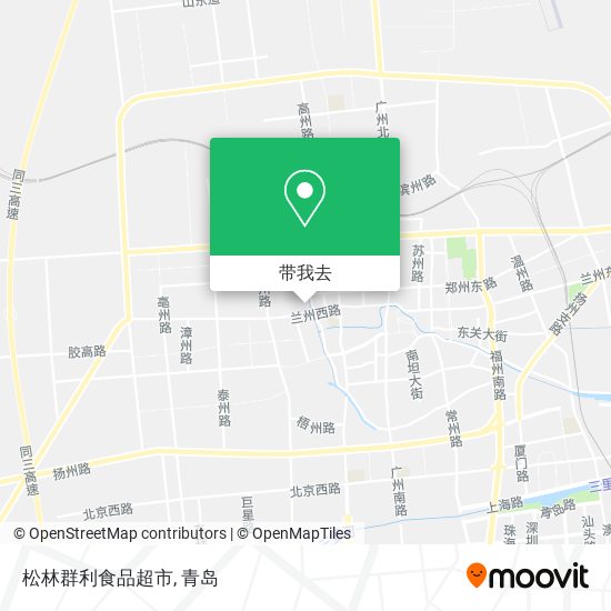 松林群利食品超市地图