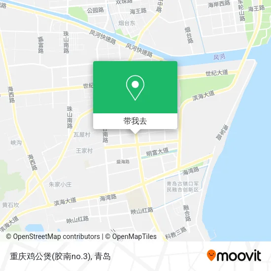 重庆鸡公煲(胶南no.3)地图