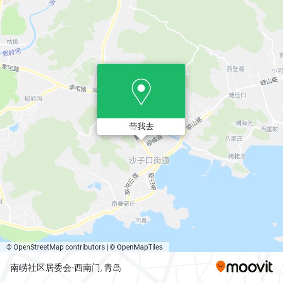 南崂社区居委会-西南门地图