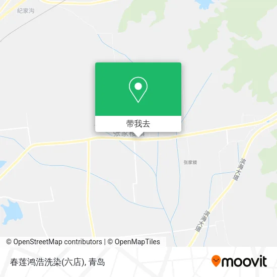 春莲鸿浩洗染(六店)地图