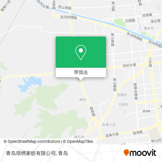 青岛琅绣家纺有限公司地图