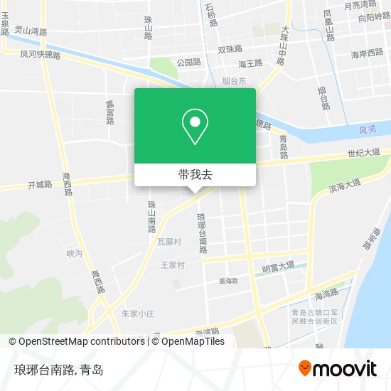 琅琊台南路地图