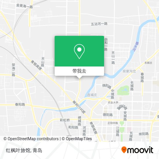 红枫叶旅馆地图