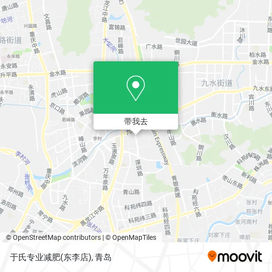 于氏专业减肥(东李店)地图