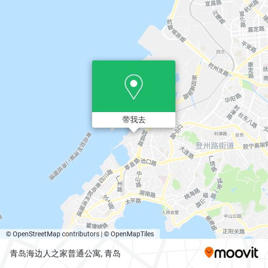 青岛海边人之家普通公寓地图