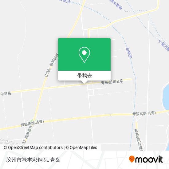 胶州市禄丰彩钢瓦地图