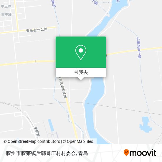 胶州市胶莱镇后韩哥庄村村委会地图