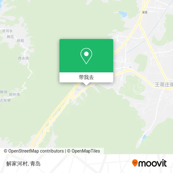解家河村地图