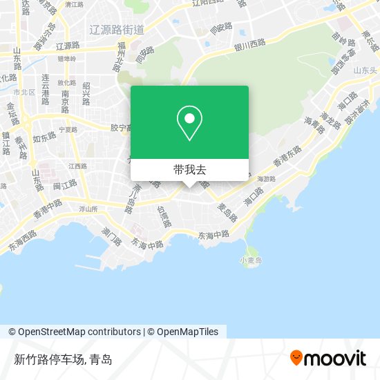 新竹路停车场地图