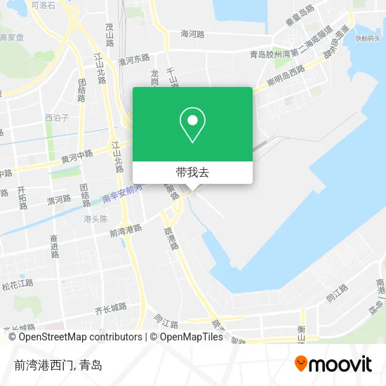 前湾港西门地图