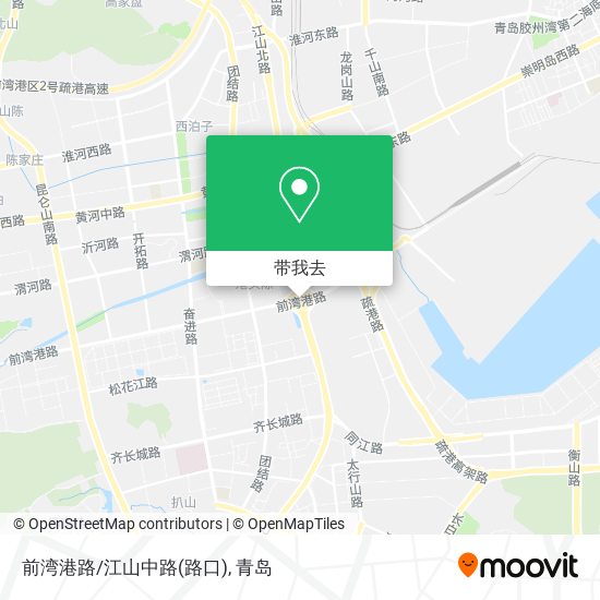 前湾港路/江山中路(路口)地图