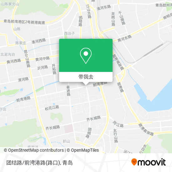 团结路/前湾港路(路口)地图