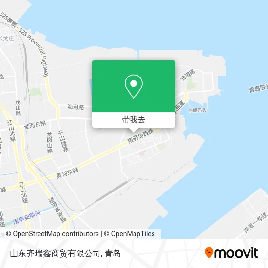 山东齐瑞鑫商贸有限公司地图