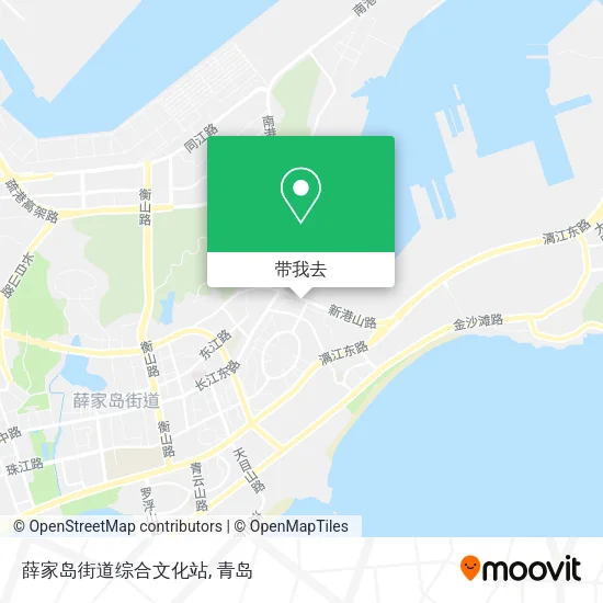 薛家岛街道综合文化站地图