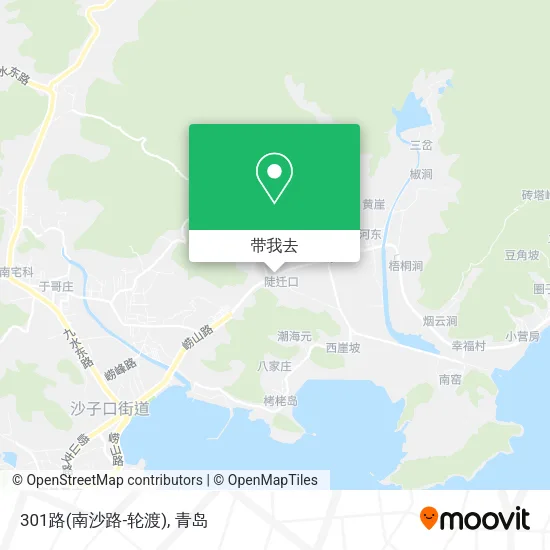 301路(南沙路-轮渡)地图
