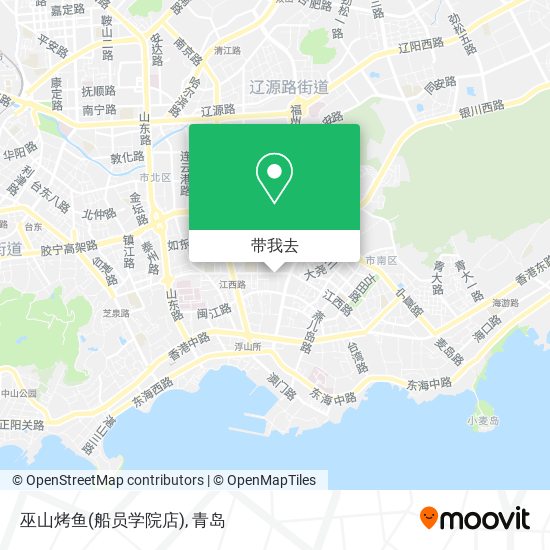 巫山烤鱼(船员学院店)地图
