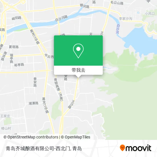 青岛齐城酿酒有限公司-西北门地图