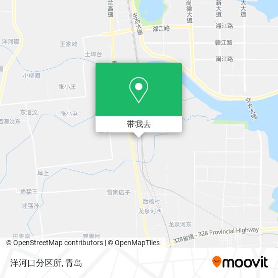 洋河口分区所地图