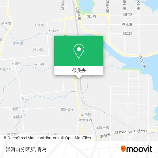 洋河口分区所地图