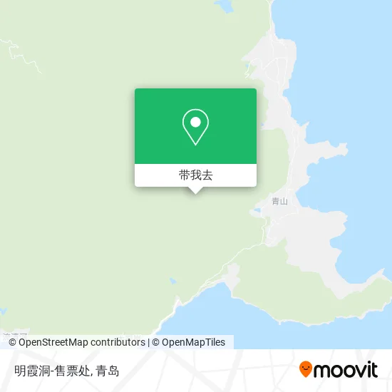 明霞洞-售票处地图