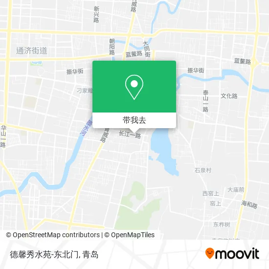 德馨秀水苑-东北门地图