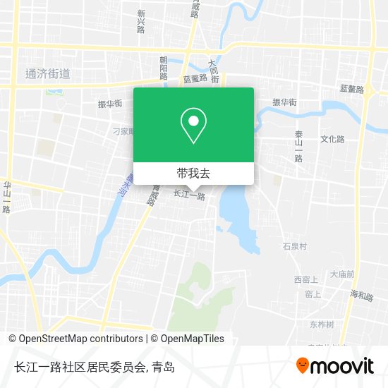 长江一路社区居民委员会地图
