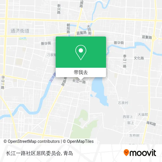 长江一路社区居民委员会地图