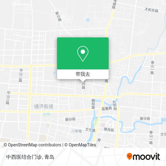 中西医结合门诊地图
