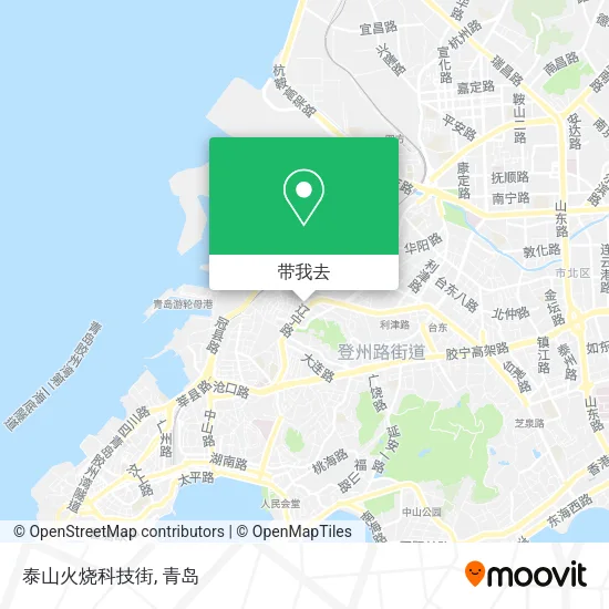 泰山火烧科技街地图