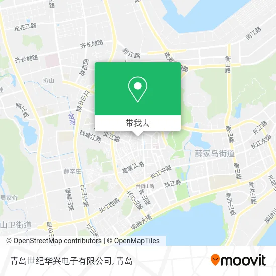 青岛世纪华兴电子有限公司地图