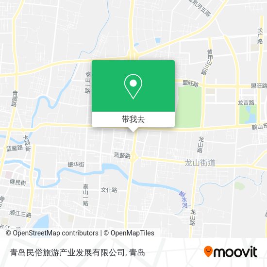 青岛民俗旅游产业发展有限公司地图