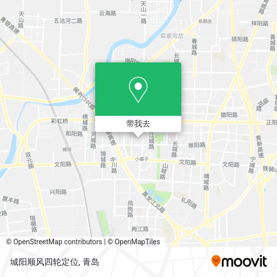 城阳顺风四轮定位地图