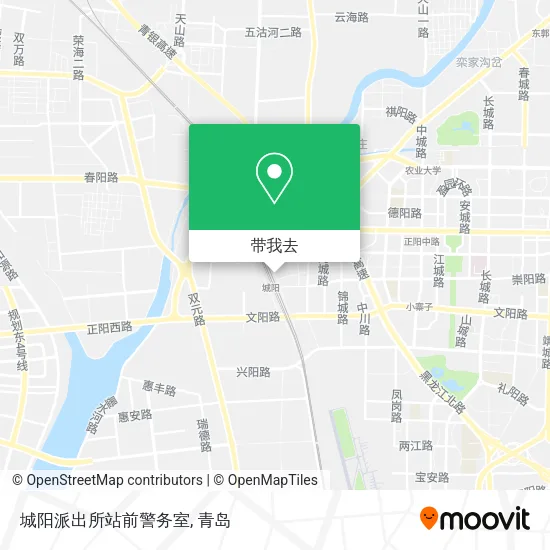 城阳派出所站前警务室地图